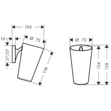 Стакан Axor Starck Organic 42734000