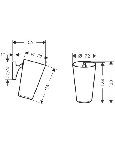 Стакан Axor Starck Organic 42734000