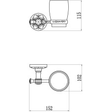 Стакан Savol 58C S-005858C