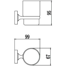 Стакан Savol 87 S-008758