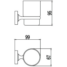 Стакан Savol 87 S-008758