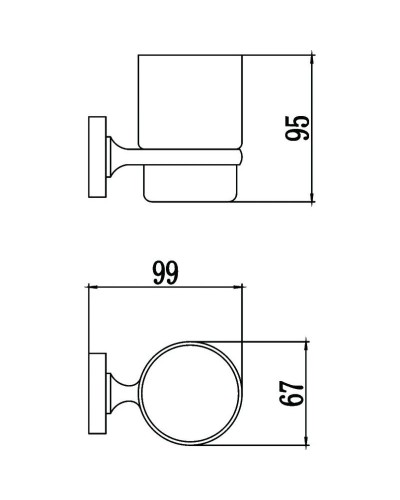 Стакан Savol 87 S-008758