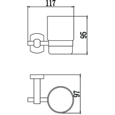 Стакан Savol 99 S-009958