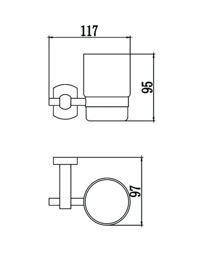 Стакан Savol 99 S-009958