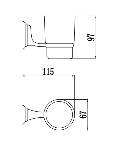 Стакан Savol 31 S-003158
