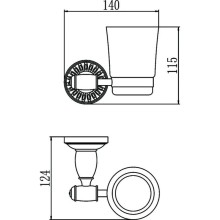 Стакан Savol 66C S-006658C