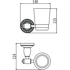 Стакан Savol 66C S-006658C