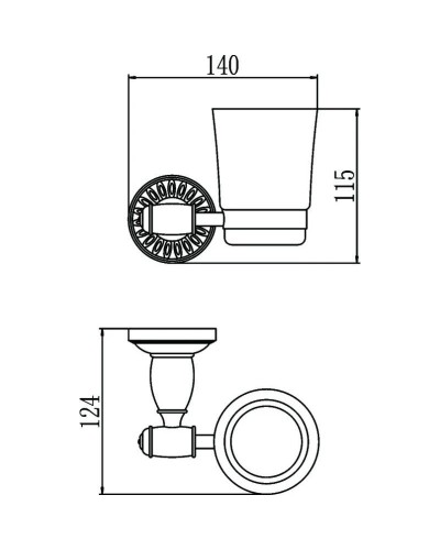 Стакан Savol 66H S-006658H