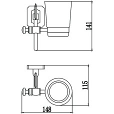 Стакан Savol 64 S-006458