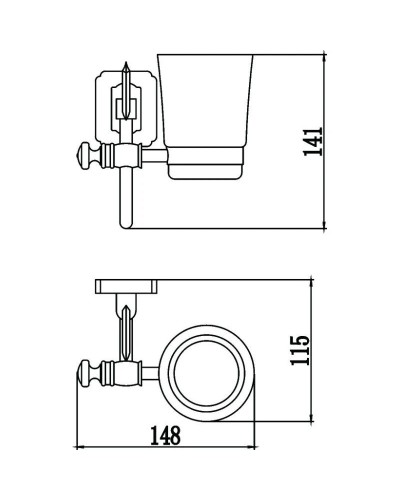 Стакан Savol 64 S-006458