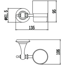 Стакан Savol 69W S-06958W