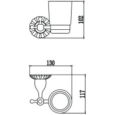 Стакан Savol 89C S-08958C