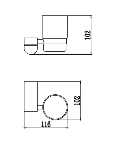 Стакан Savol 73 S-007358