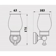 Стакан Magliezza Primavera 80305-BR