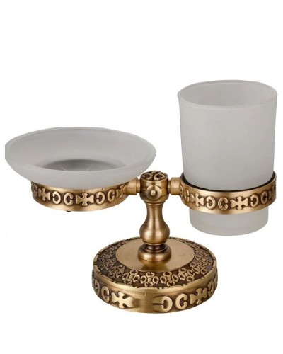 Стакан с мыльницей Zorg Antic AZR 22 BR