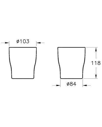 Стакан Vitra Eternity A4487258