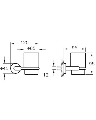 Стакан Vitra Minimax S A44780