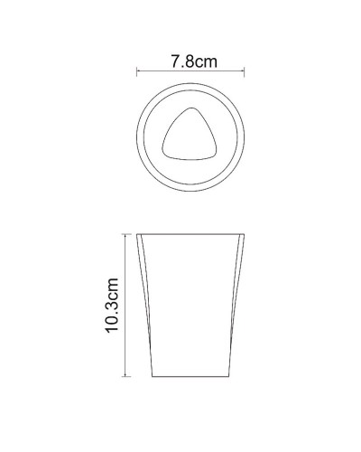 Стакан для зубных щеток WasserKRAFT Ohre K-37728 Бежевый матовый