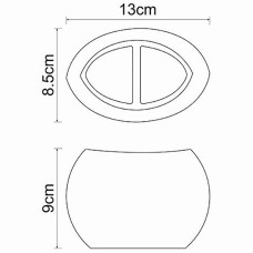 Стакан для зубных щеток WasserKRAFT Eider K-33328A Хром