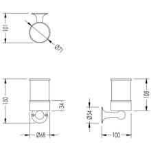 Стакан Devon&Devon New York NY103CR