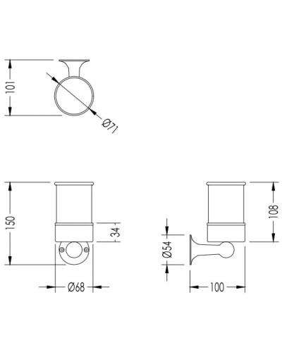 Стакан Devon&Devon New York NY103CR