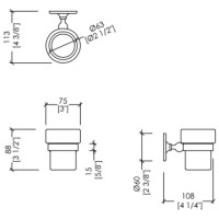 Стакан Devon&Devon Cavendish WM03CR