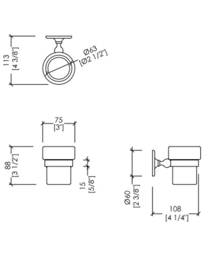 Стакан Devon&Devon Cavendish WM03CR