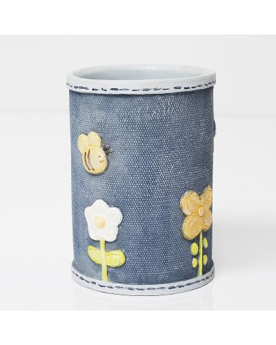 Стакан для зубных щеток WasserKRAFT Lossa K-3428 Синий