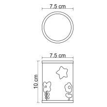 Стакан для зубных щеток WasserKRAFT Lossa K-3428 Синий