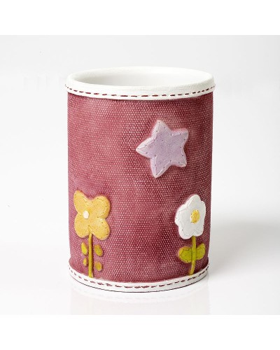 Стакан для зубных щеток WasserKRAFT Ammer K-6428 Розовый матовый