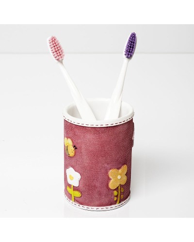 Стакан для зубных щеток WasserKRAFT Ammer K-6428 Розовый матовый