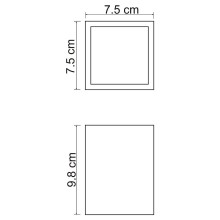 Стакан для зубных щеток WasserKRAFT Leine K-3828 Белый матовый