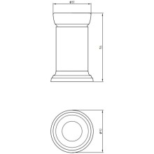 Стакан Migliore Mirella ML.MRL-4410.BT