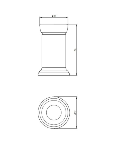 Стакан Migliore Mirella ML.MRL-4410.BT