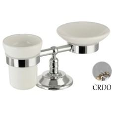 Стакан с мыльницей Migliore Mirella ML.MRL-M067.CRDO