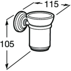 Стакан Roca Carmen 817007001