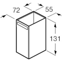 Стакан Roca Rubik 816844024