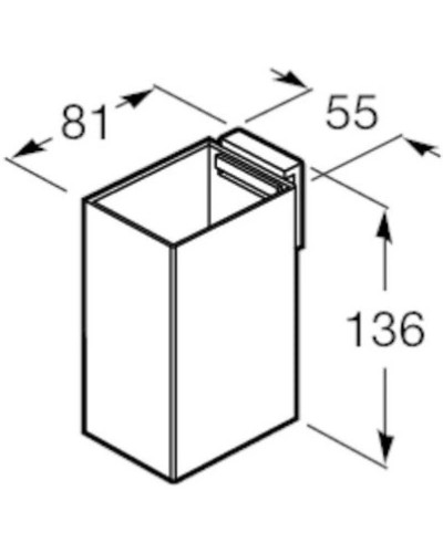 Стакан Roca Rubik 816843024