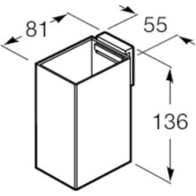 Стакан Roca Rubik 816843001
