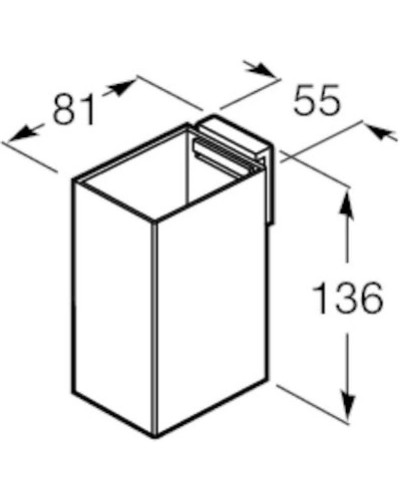 Стакан Roca Rubik 816843001