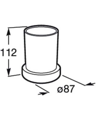 Стакан Roca Tempo 817022022