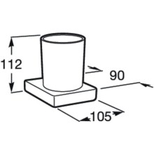 Стакан Roca Tempo 817021001