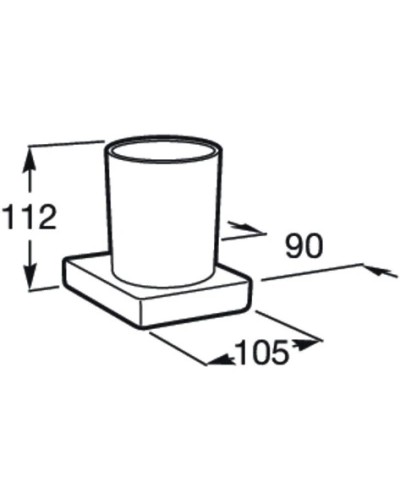 Стакан Roca Tempo 817021001