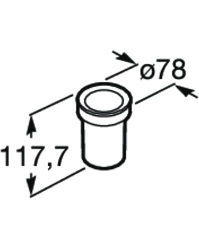 Стакан Roca Twin 816706001