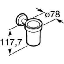 Стакан Roca Twin 816705001