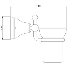 Стакан Nicolazzi Teide  1488CR05
