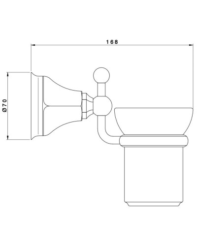 Стакан Nicolazzi Teide  1488CR05