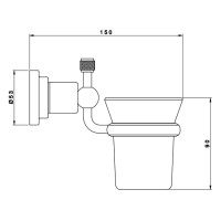 Стакан Nicolazzi Arena 1488CR44