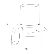 Стакан IDDIS Oldie OLDBRC1I45