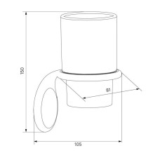 Стакан IDDIS Oldie OLDBRC1I45